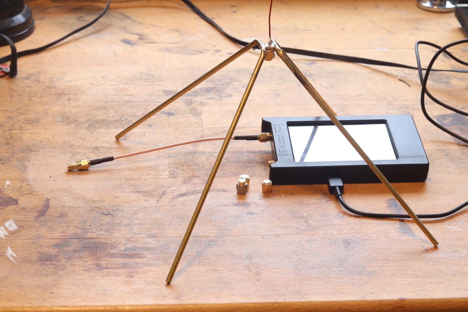 NanoVNA calibration setup