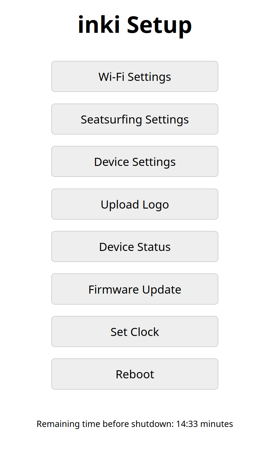 Seatsurfing web interface landing page